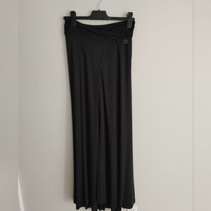 Ice Iceberg Dressy Long Tall Black Designer Maxi Skirt